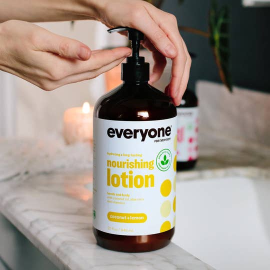 EO + Everyone - Wholesale Body Cream/Lotion - Coconut + Lemon 2in1 Lotion 32 oz Case Pack of 61