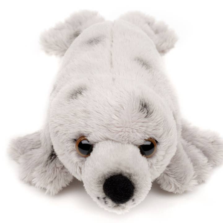 Uni Toys - Wholesale Stuffed/Plush Toy - Kids & Baby - Seal Plushie (grey-polka dot) - cuddly/plush toy
