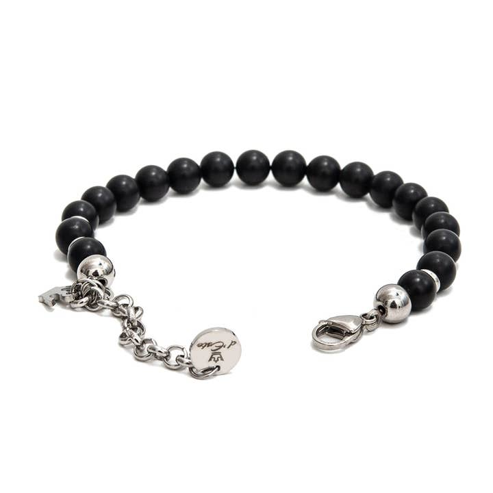 Matt Onyx Armband 8mm für den Großhandel von d'Este