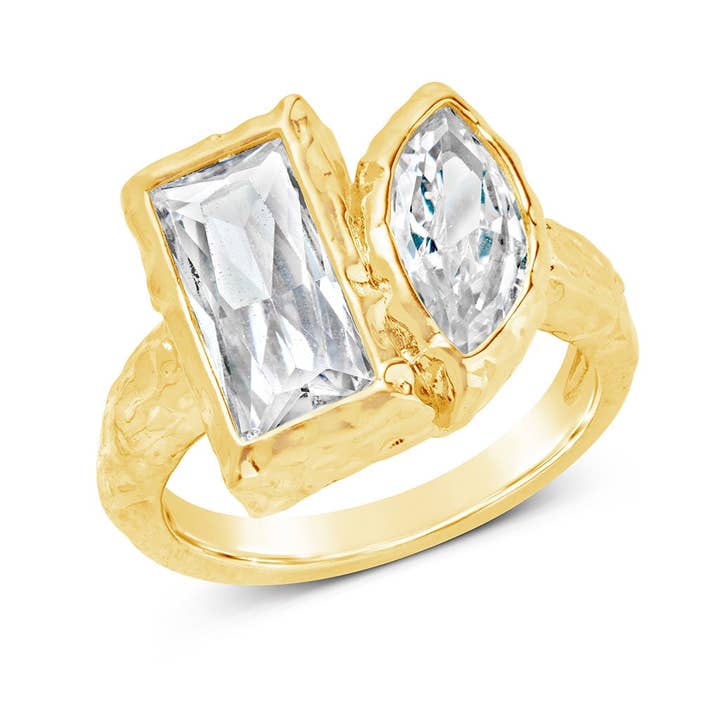 Tate CZ & Molten Metal Toi et Moi Ring and other Purchase Wholesale addobbi natalizi tatone catalogo. Free Returns & Net 60 Terms on Faire trending on Faire.