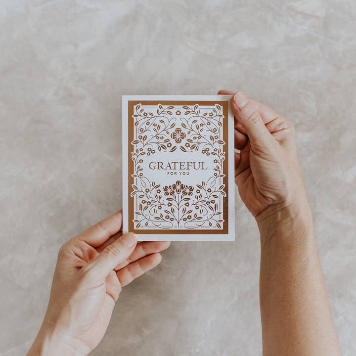 Korie Herold - Wholesale Thank You Card - Grateful For You - Single Card4