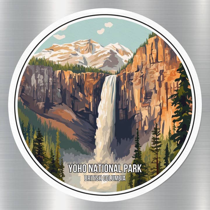 Yoho British Columbia Canada National Park Sticker for wholesale by GraffMerch.com