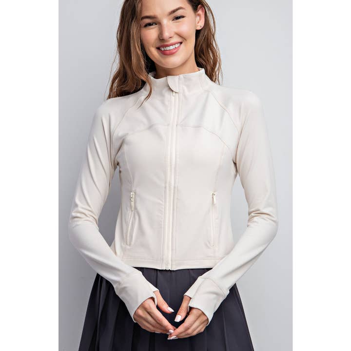 Rae Mode - Wholesale Athletic Jacket - Women's - BUTTER LONG SLEEVE CROP DEFINE JACKET21