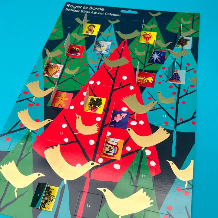 Brilliant Birds Advent calendar - AC 080 for wholesale by Roger La Borde