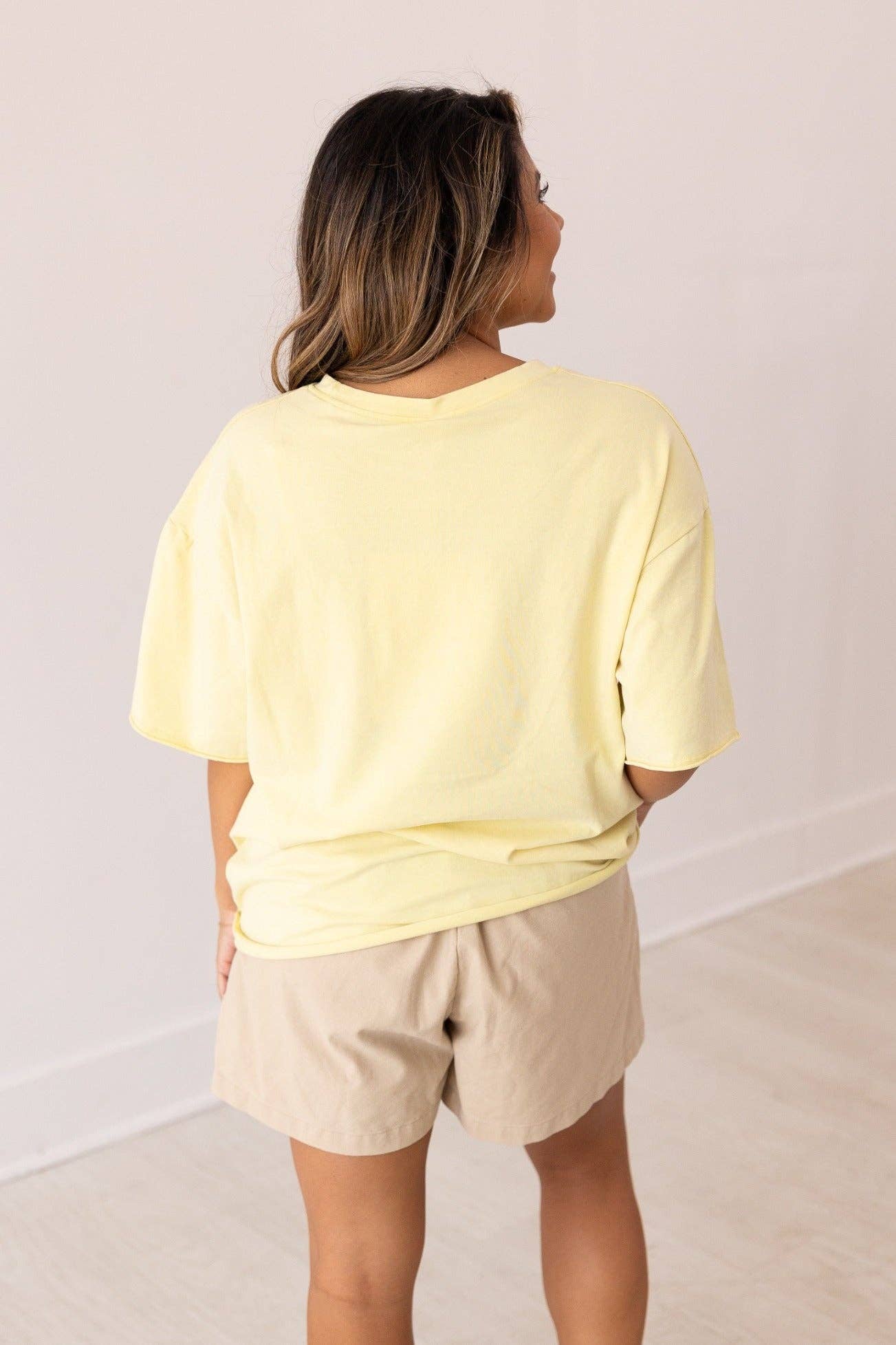 Aperol Spritz On Yellow Relaxed Fit Tee for wholesale on Faire3