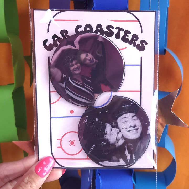 Sunshine Studio - Wholesale Car Coaster - Unisex - Heated Rivalry Mismatch Car Coaster Sets