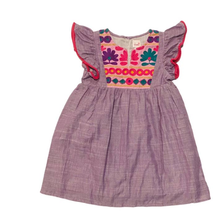 Layla Banjara Dress - Purple for wholesale by Cheeni Clothing