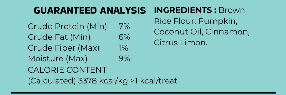 R&B Dog Bakery - Wholesale Pet Treats - Dog - R&B Dog Bakery Pumpkin Training Treats3