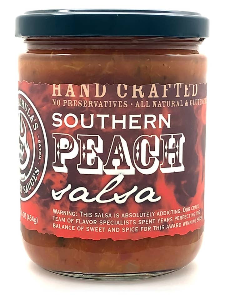 Sweet Southern Peach Salsa - Medium for wholesale by Hot Wachula's