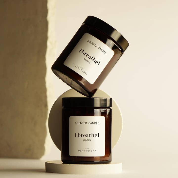 VEGETABLE WAX CANDLE THE OLPHACTORY OXYGEN 135g for wholesale by SEVENREEDS