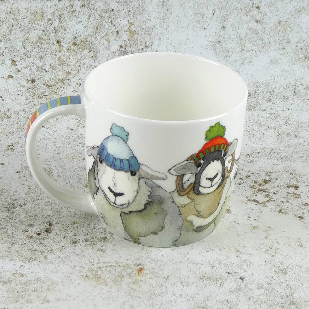 Emma Ball Ltd – Großhandel Kaffeebecher – Happy Sheep Tasse aus feinem Porzellan mit Geschenkbox1