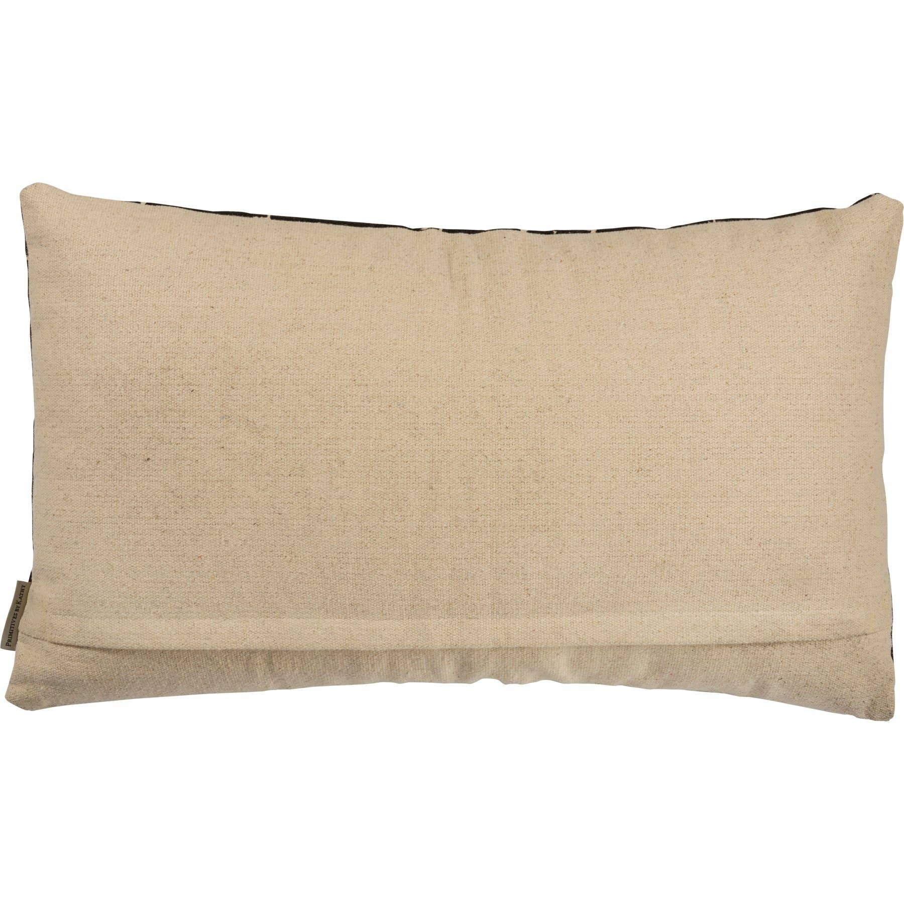 Primitives by Kathy - Wholesale Throw/Decorative Pillow - Black Geo Pillow1