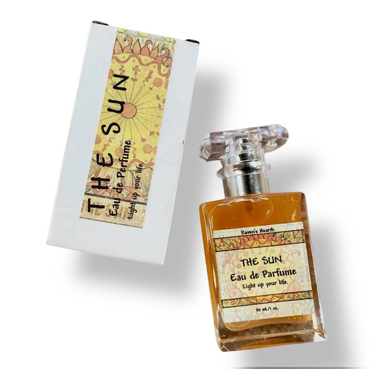 The Sun Perfume | Citron, Mandarin & Sandalwood | Handmade for wholesale by Raven’s Hearth