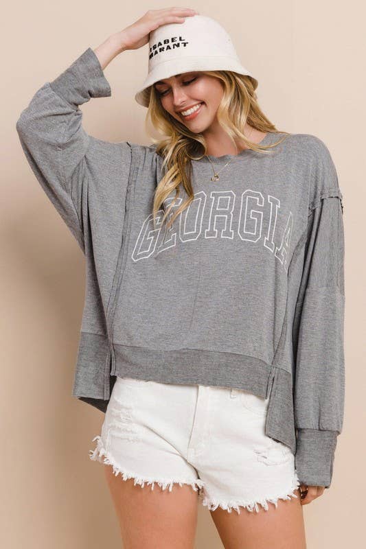 Oddi - Venta al por mayor Sudadera estampada - Mujer - Sudadera Plus Baby French Terry Solid State1