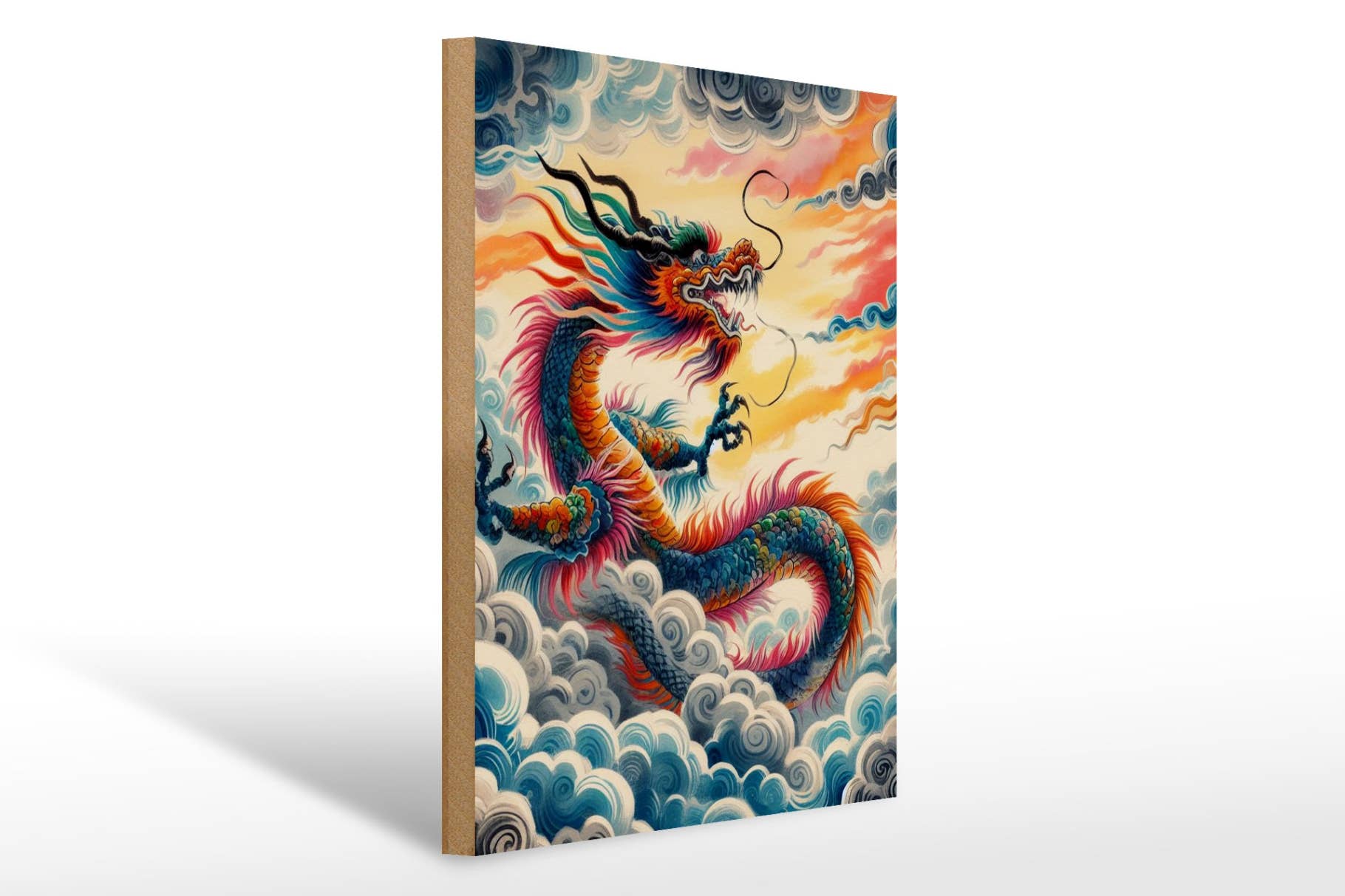 Femer - Wholesale Sign - wooden sign 30x40cm Chinese dragon dance0