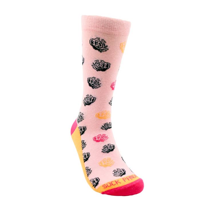 Rose Patterned Socks for wholesale by Sock Panda