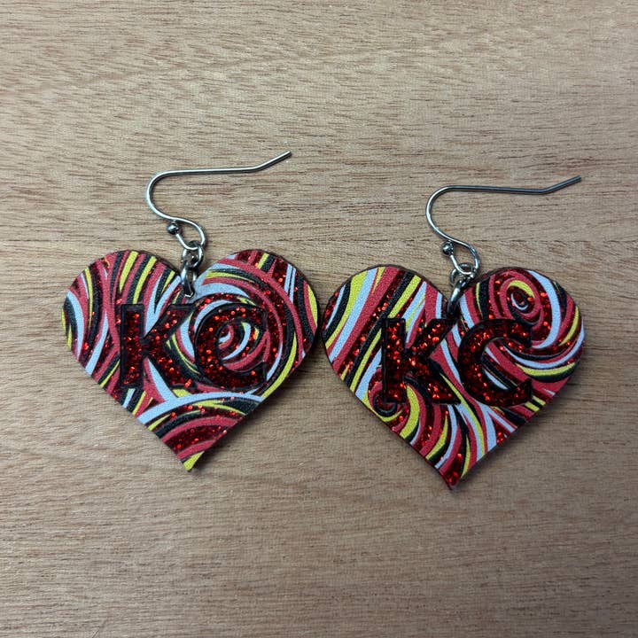 Chiefs virvlar runt KC-hjärtan för wholesale av FH&L Creations