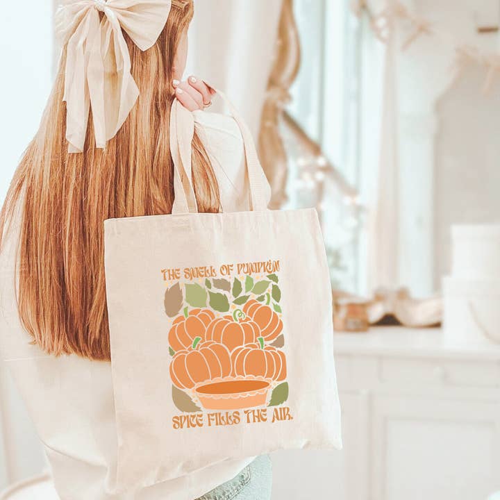 Pumpkin Fills the air Canvas Mulepose for engroshandel hos Luxe Gifts and Accesories