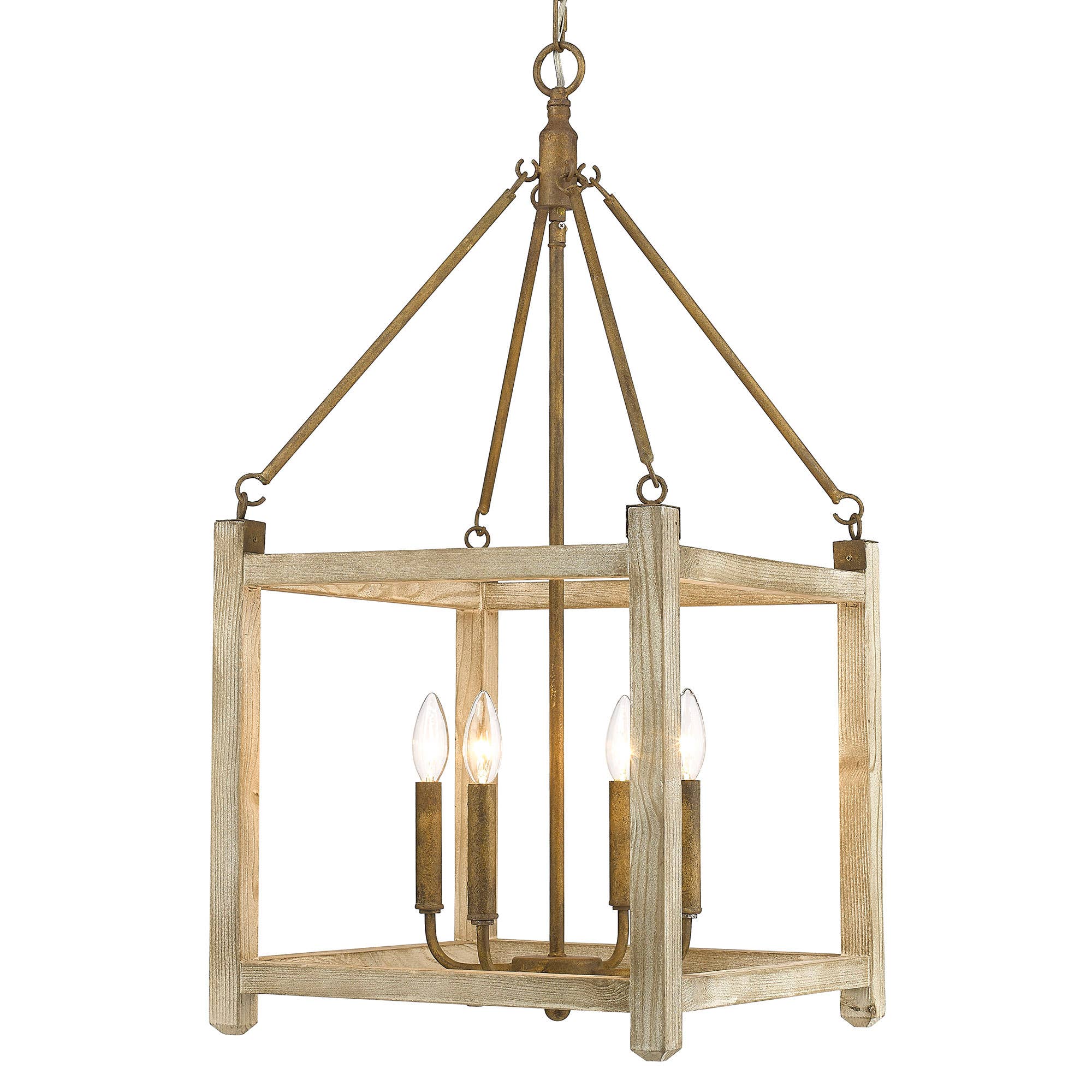 Golden Lighting - Wholesale Chandelier/Hanging Light - Orville 4 Light Pendant Burnished Chestnut Chandelier2