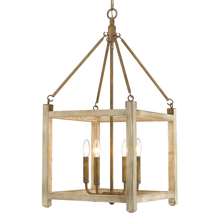 Golden Lighting - Wholesale Chandelier/Hanging Light - Orville 4 Light Pendant Burnished Chestnut Chandelier2