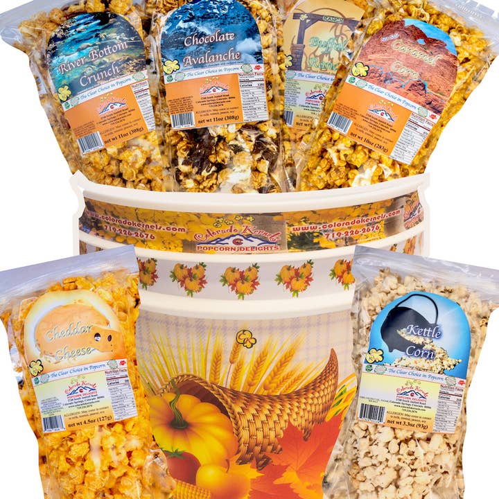 Colorado Kernels - Wholesale Popcorn - Cornucopia Savory/Delight Popcorn Bucket