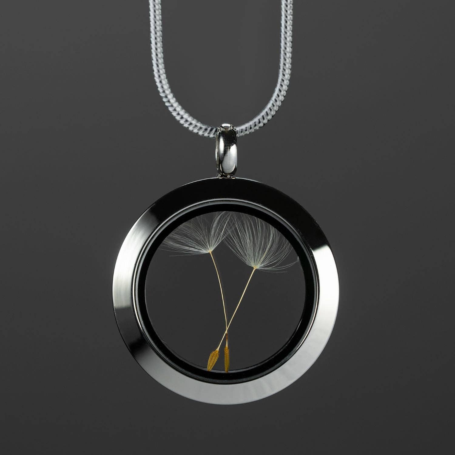 My Little Nature – Engroshandel Halskæde med vedhæng – Håndlavet halskæde med mælkebøttefrø – symbol på ønsker og drømme6