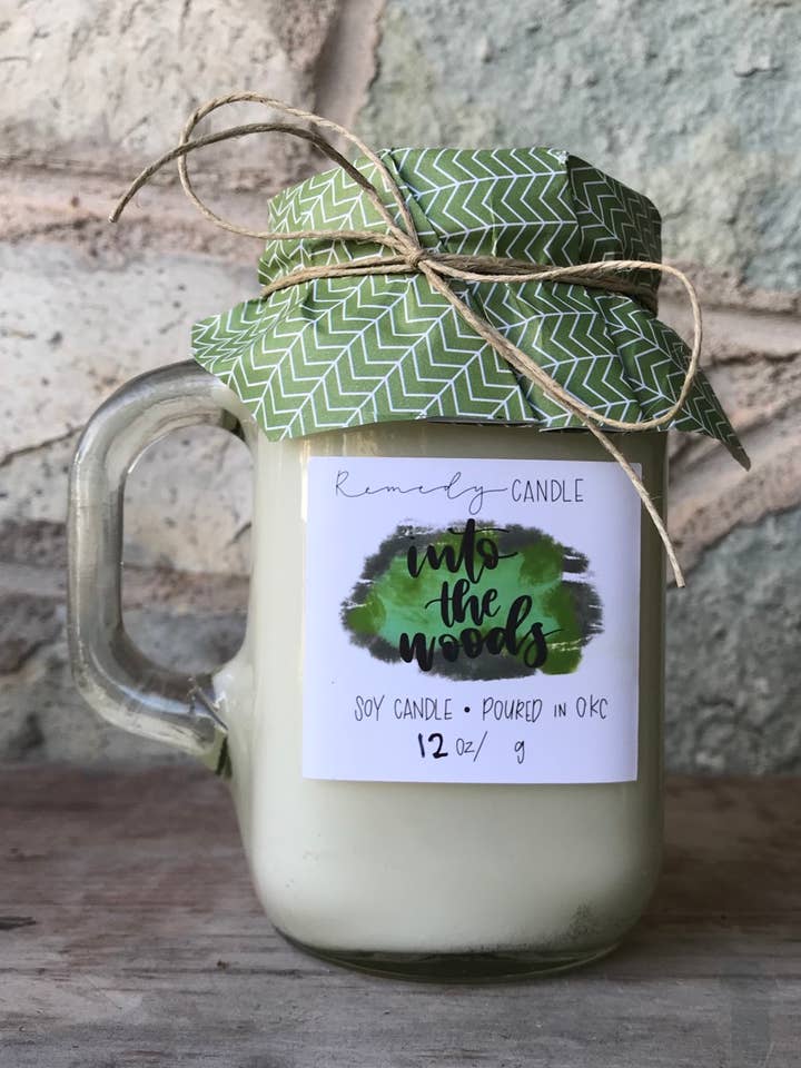 In i skogen soja vaxljus för wholesale av Remedy Candle Co