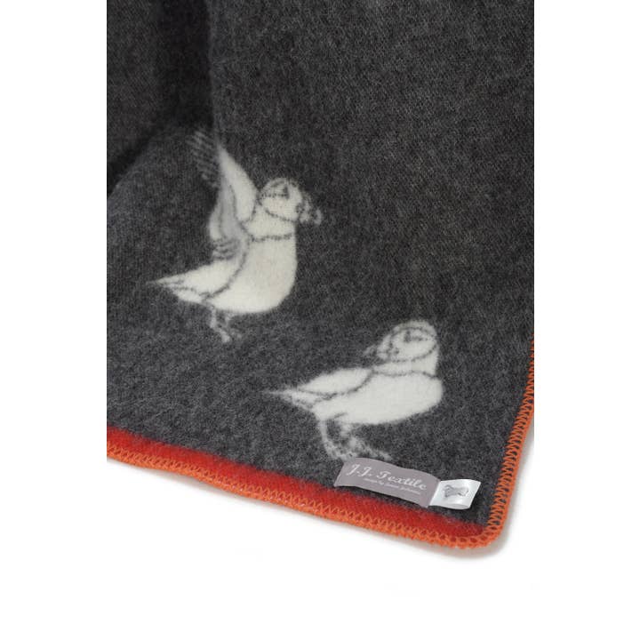 JJ Textile - Wholesale Throw Blanket - Puffin Wool Blanket
