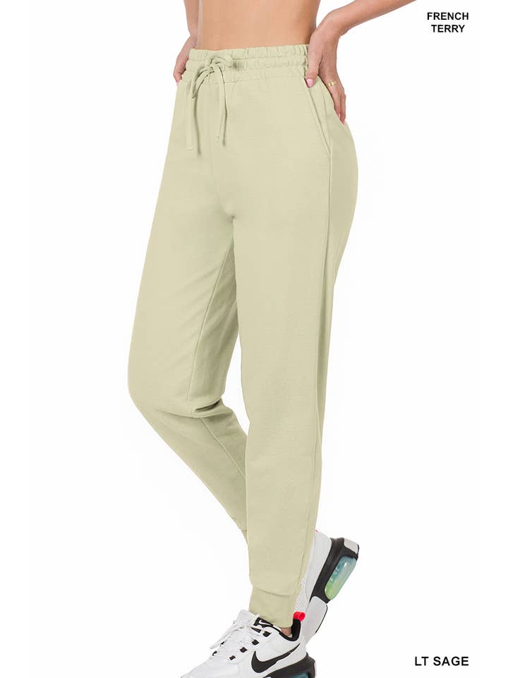 42POPS - Wholesale Athletic Sweatpants/Joggers - Women's - ",.....SI-18676 FRENCH TERRY JOGGER PANTS WITH SIDE POCKETS15