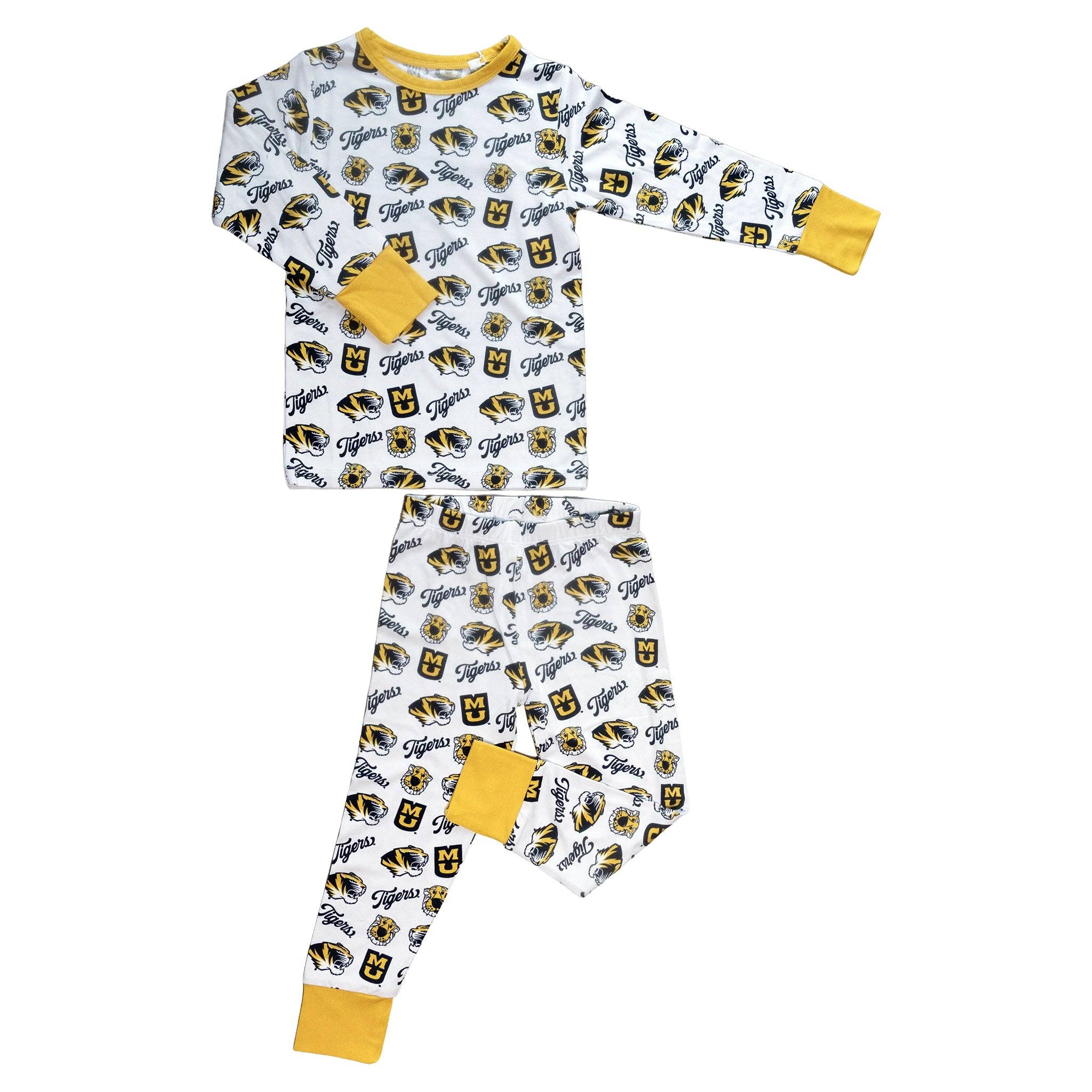 Tailgate Tikes - Wholesale Sleepwear Set - Kids - Missouri Tigers Two-Piece Pajama Set1