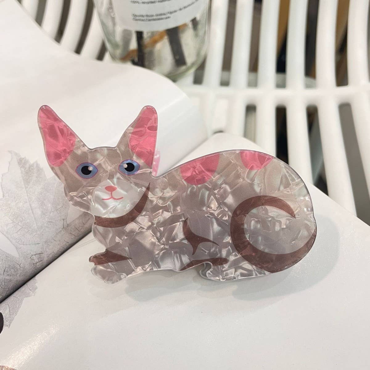 NINEXIS - Wholesale Hair Clip - Women's - CWAHA1510_CUTE CARTOON ANIMAL CAT SWAN HAIR CLAW CLIP 1