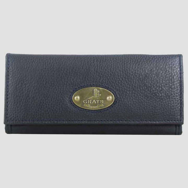 Bolso Lily de cuero azul marino para venta al por mayor de Grays 1922