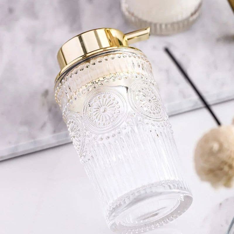 Kiyo Home - Wholesale Soap dispenser - Glass Foaming Soap Dispenser | Elegant Soap Dispenser Pump15