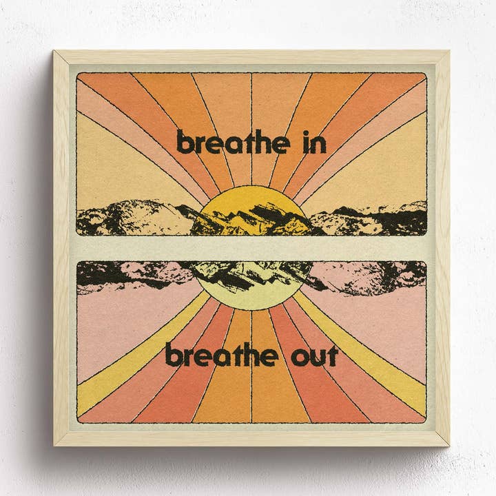 Impresión «Respira, respira para venta al por mayor de SheeleyCo