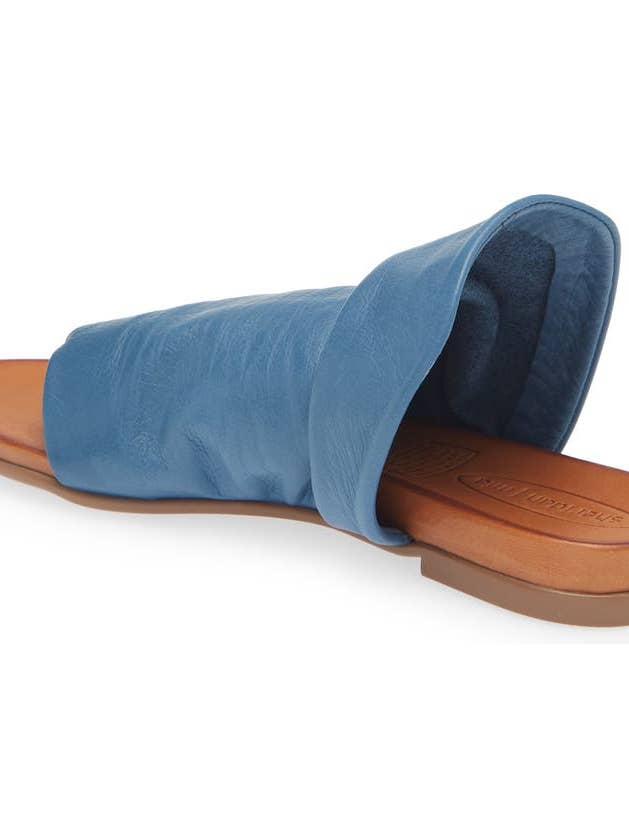 Sheridan Mia - Vente Sandales – femme - TONGS EN CUIR MOA - BLEU MARINE1