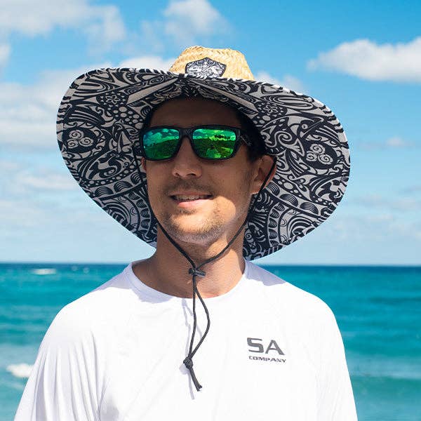 Soul of Adventure - Wholesale Straw Hat - Unisex - Under Brim Straw Hat | Polynesian Tribal 2.0