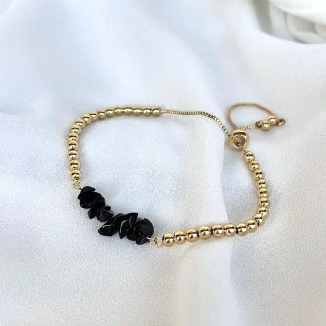 OE! - Vente Bracelet de perles - Noir Luxe - BRACELET3