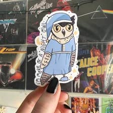 Amanda Eiden - Wholesale Sticker - Night Owl - Vinyl Sticker2