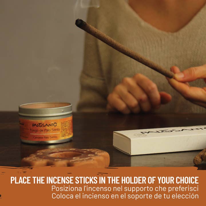 Herborea srl - Wholesale Incense - Incense Sticks Palo Santo Reserva Oro - 5 Sticks4