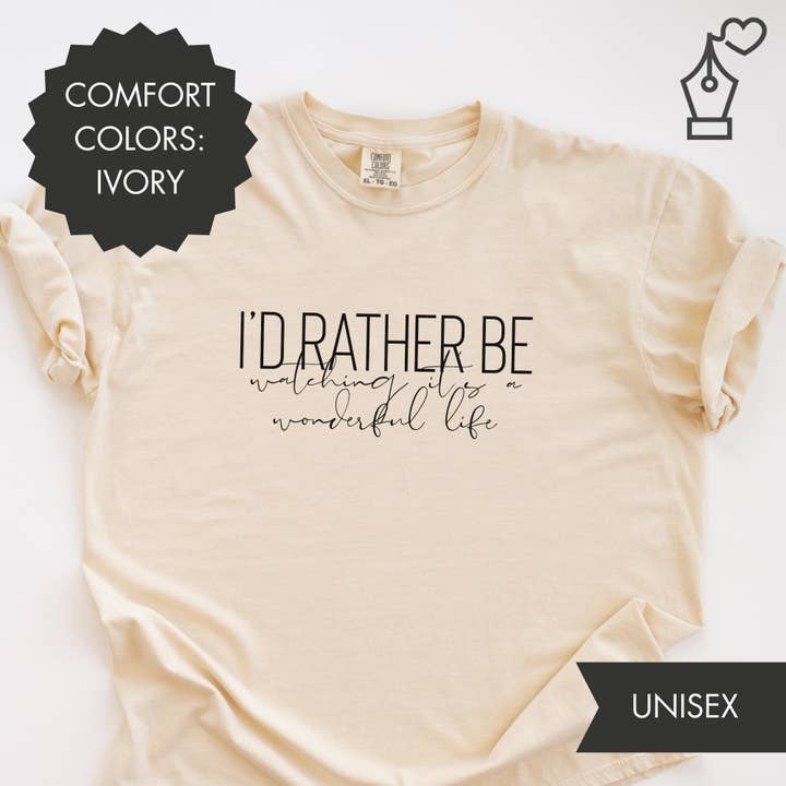 Jeg ville hellere se It's A Wonderful Life trøje for engroshandel hos KylieBeth Designs