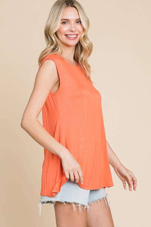 Culture Code - Wholesale Tunic - Women's - CAK1627 - SEMI FLARE DOUBLE LAYERED TANK15