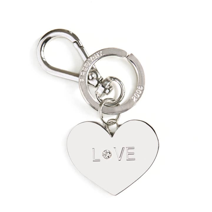 Herz-Taschenanhänger - Silber für den Großhandel von Firefly Reflectors
