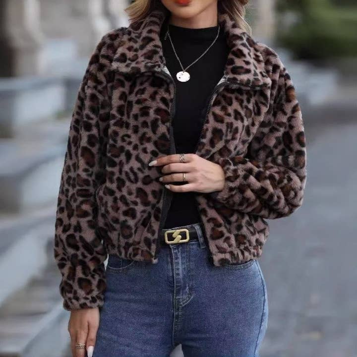 Leopard Print Long Sleeve Zip Jacket and other Purchase Wholesale pie shield. Free Returns & Net 60 Terms on Faire trending on Faire.
