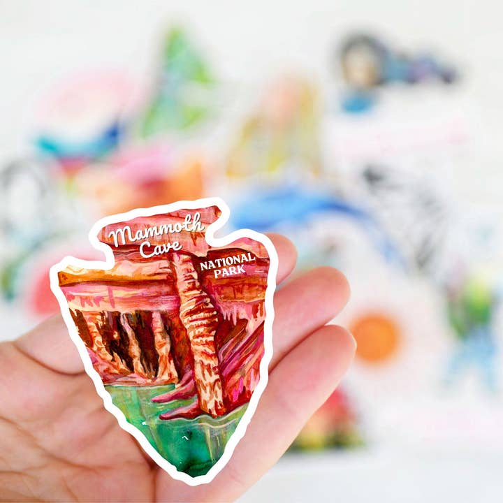 Mammoth Cave National Park Sticker for wholesale by Studio Katie