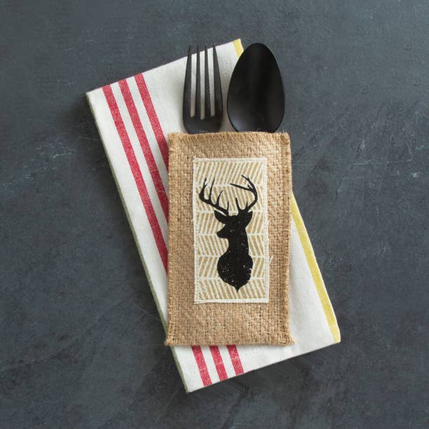 Cutlery Couture - Wholesale Placemat - Deer Patch - Set of 80