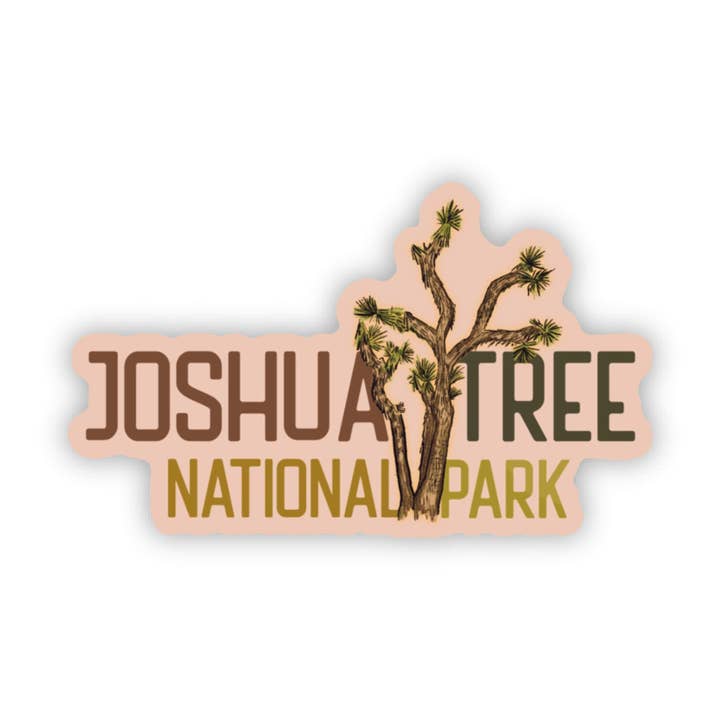 Autocollant Parc National de Joshua Tree pour la vente par Creatively Leanne