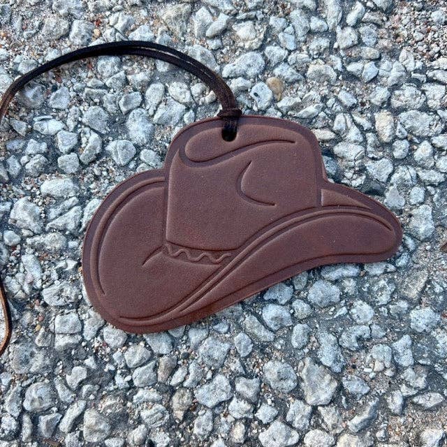 Callahan Leather Co. - Wholesale Car Freshener - Unisex - Cowboy Hat Air Flair1