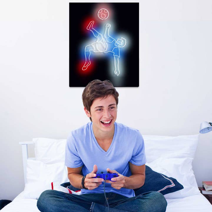 LED Neon Sign MAN CITY FANS with remote control for wholesale by Mad About Neon