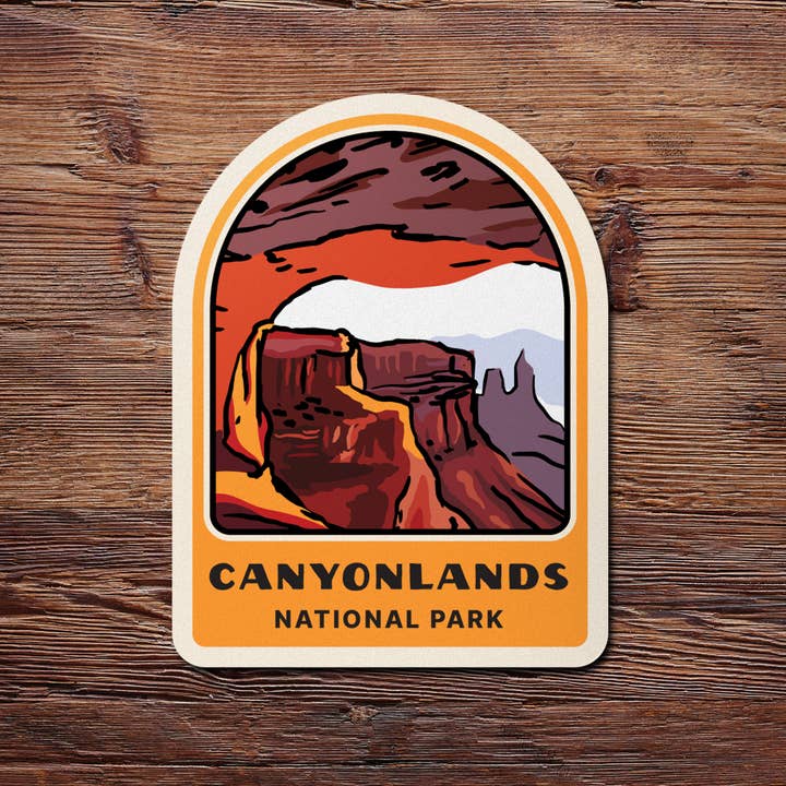 Canyonlands National Park Sticker for wholesale by Native Maps