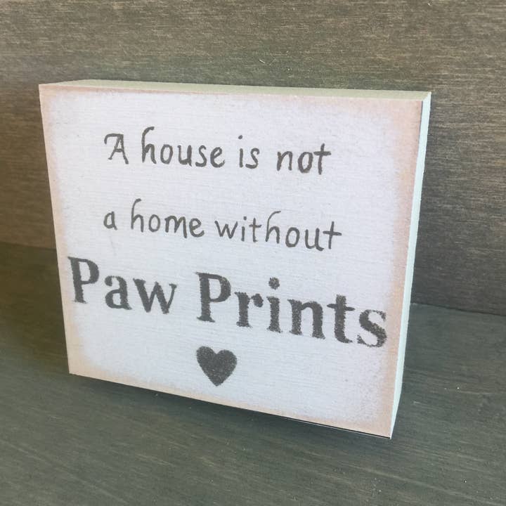 Gar Wholesale Inc. - Wholesale Sign - WB107 Paw Prints